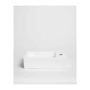 Rectangular Basin | 465 x 260 mm | Matt White
