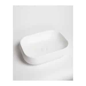 Rectangular Basin | 560 x 420 mm | Matt White - Image 2