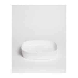 Ceramic Oval Basin | 510 x 370 mm | Sibo | Gloss White