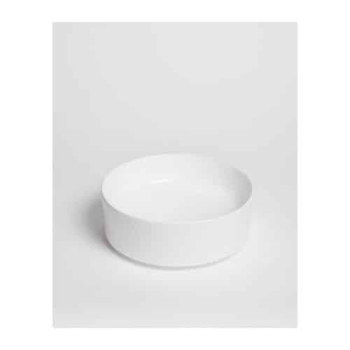 Round Countertop Basin | 370 mm | Gloss White
