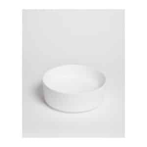 Round Countertop Basin | 370 mm | Matt White