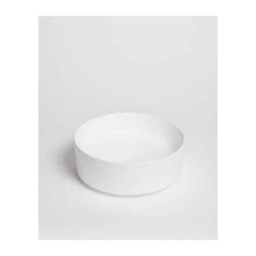 Round Countertop Basin | 370 mm | Matt White