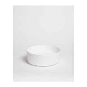Round Countertop Basin | 370 mm | Matt White