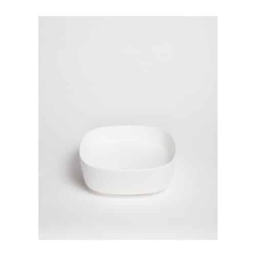Square CounterTop Basin | 370 x 370 mm | Sibo | Matt White