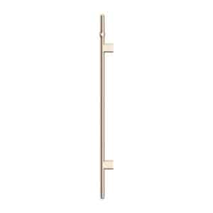 Heated Vertical Towel Rail | Meir | Champagne