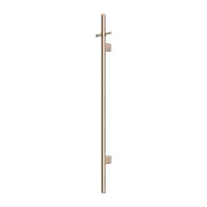 Heated Vertical Towel Rail | Meir | Champagne