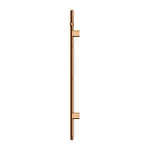 Heated Vertical Towel Rail | Meir | Lustre Bronze