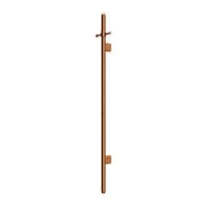 Heated Vertical Towel Rail | Meir | Lustre Bronze