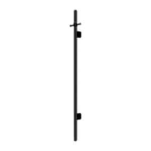 Heated Vertical Towel Rail | Meir | Matte Black