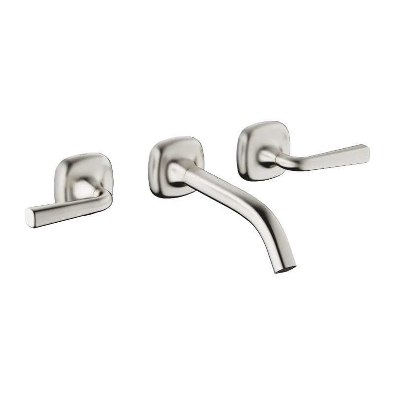 image (77) COYA Wall-mounted basin mixer without pop-up waste | Dornbracht | Brushed Platinum - Image 1