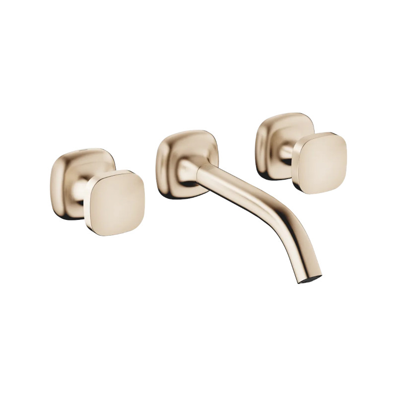 image (78) COYA Wall-mounted basin mixer without pop-up waste | Dornbracht | Brushed Champagne (22kt Gold) - Image 1