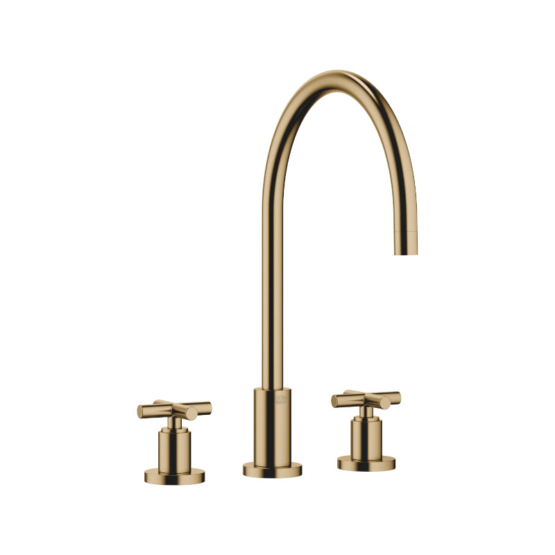 image - 2026-08-04T110744.305 TARA Three-hole mixer | Dornbracht | Brushed Dark Brass (PVD) - Image 1